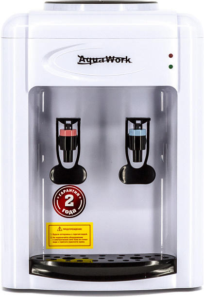 Диспенсер Aqua Work 0.7TDR бело-черный (настольный) - купить в